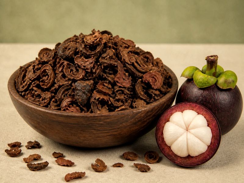 Dried Mangosteen Leaf — Daun manggis kering